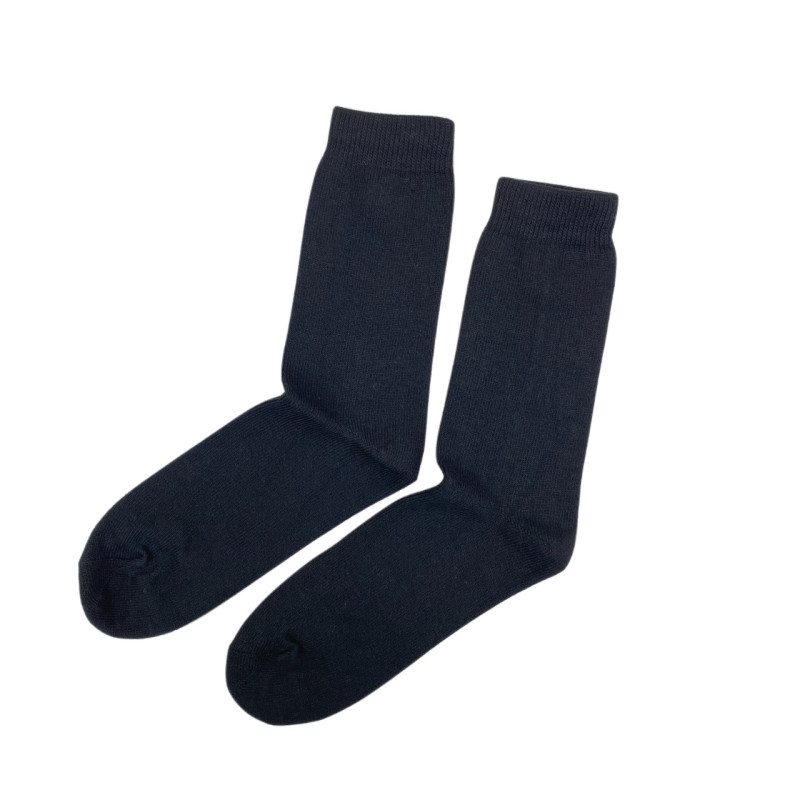 Чоловічі вовняні термо шкарпетки чорні Style Luxe