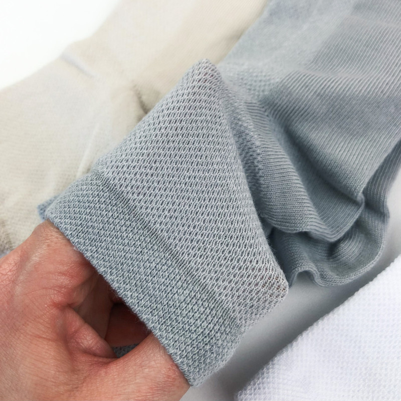 Жіночі бавовняні шкарпетки з сіткою середні Krokus