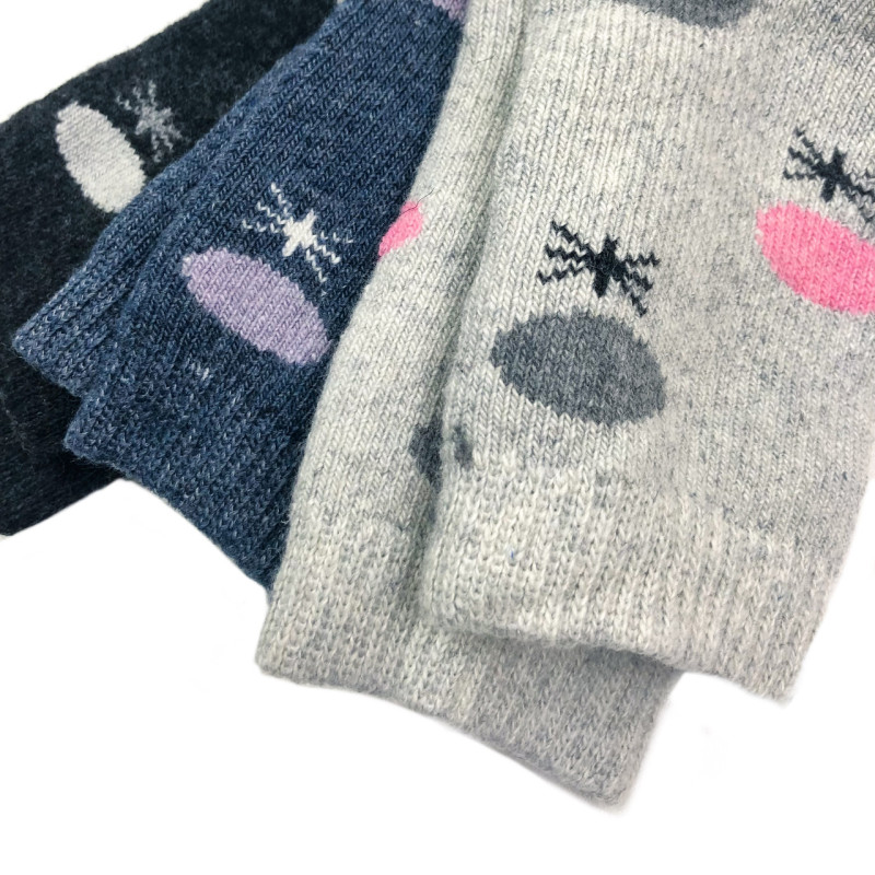 Жіночі вовняні махрові термо шкарпетки Luxe Style