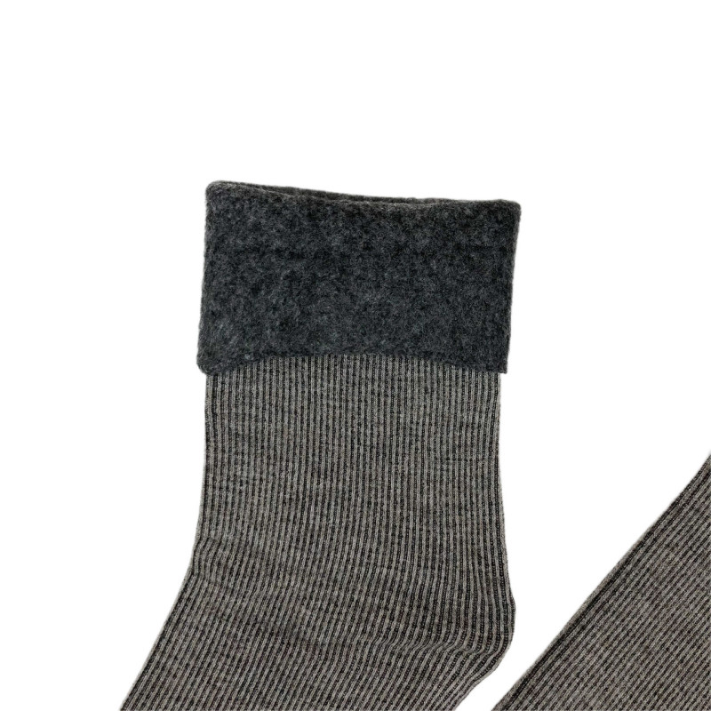 Чоловічі зимові шкарпетки на байці без гумки, 95% бавовна, розмір 41–45, Китай
