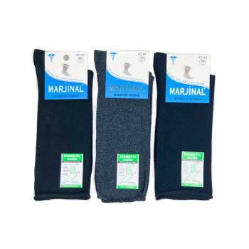 Високі чоловічі шкарпетки для діабетиків без гумки Marjinal Туреччина