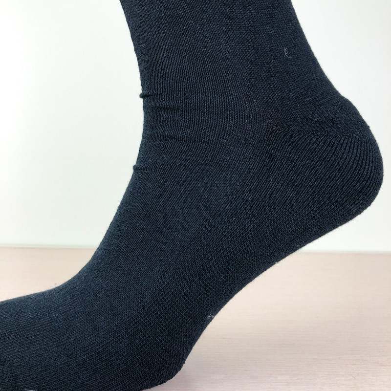 Чоловічі високі бавовняні шкарпетки з махрової стопою Luxe Style