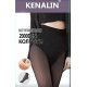 Теплі жіночі колготки на хутрі з утяжкою з імітацією капронових Kenalin M-L