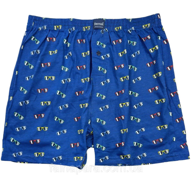 Сімейні чоловічі труси з яскравим малюнком з турецької бавовни Berrak XL