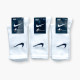 Високі білі бавовняні шкарпетки Nike зі спортивною резинкою в рубчик упаковка 12 пар