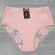Жіночі мереживні труси сліп з гладкого матеріалу LuLoLa (великі розміри) XL