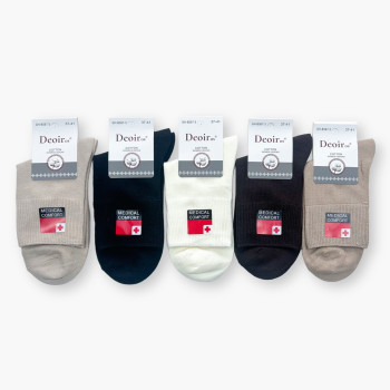 Жіночі шкарпетки з широкою послабленою гумкою Deoir