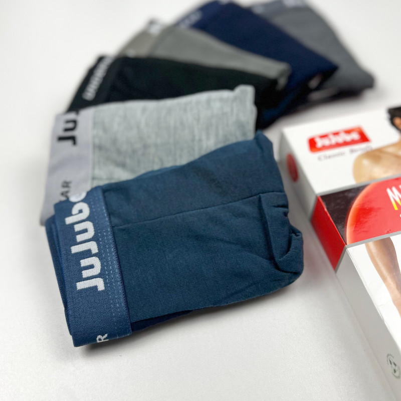 Чоловічі бавовняні труси боксери JuJube 3XL