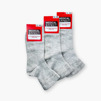 Чоловічі медичні шкарпетки сітка без резинки (бежевий) 12 пар