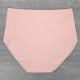 Бавовняні жіночі труси сліпи на високій посадці Beisdanna (великі розміри) 5XL, Бежевий