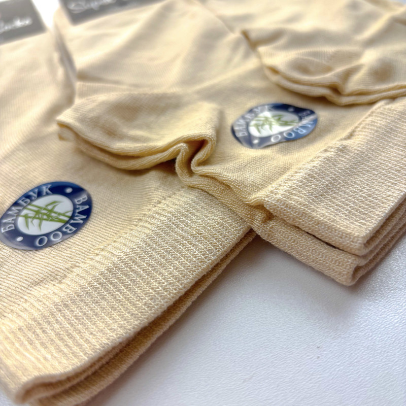 Чоловічі середні бамбукові шкарпетки бежеві Super Socks 39-42