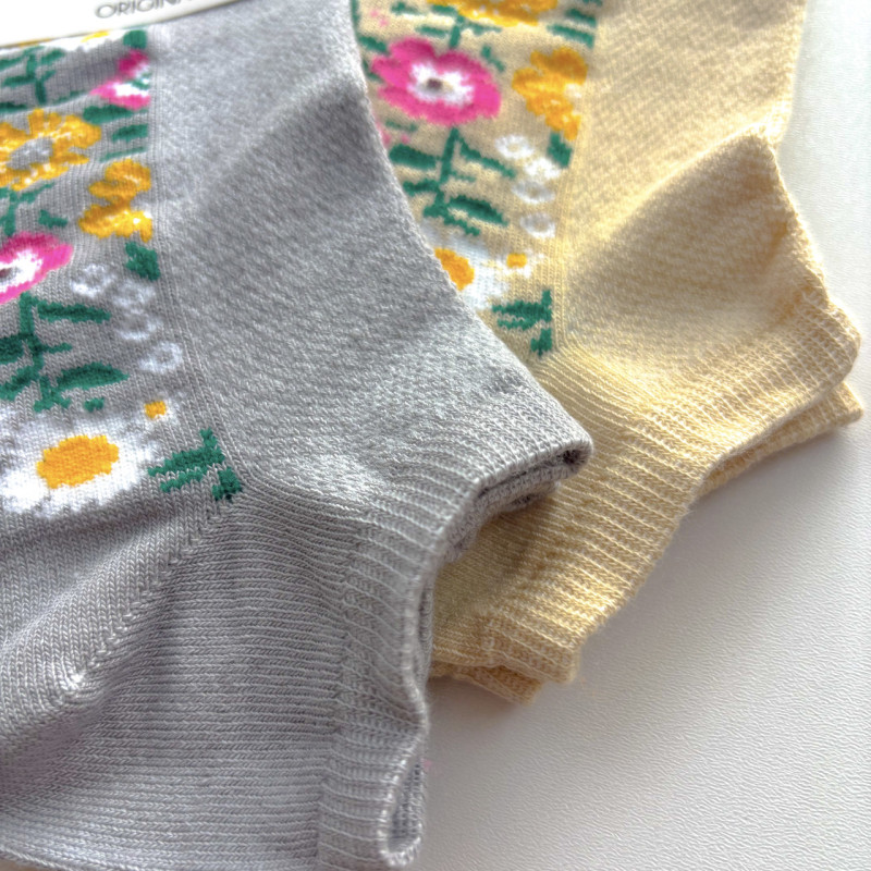 Набір коротких жіночих кольорових шкарпеток з сіточкою 3 пари Super Socks