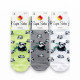 Набір укорочених жіночих шкарпеток з пандами 3 пари Super Socks