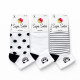 Набір укорочених жіночих білих шкарпеток з пандами (спортивна резинка) 3 пари Super Socks