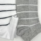 Набір коротких жіночих шкарпеток у смужку з сіточкою 3 пари Super Socks