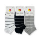Набір коротких жіночих шкарпеток у смужку з сіточкою 3 пари Super Socks
