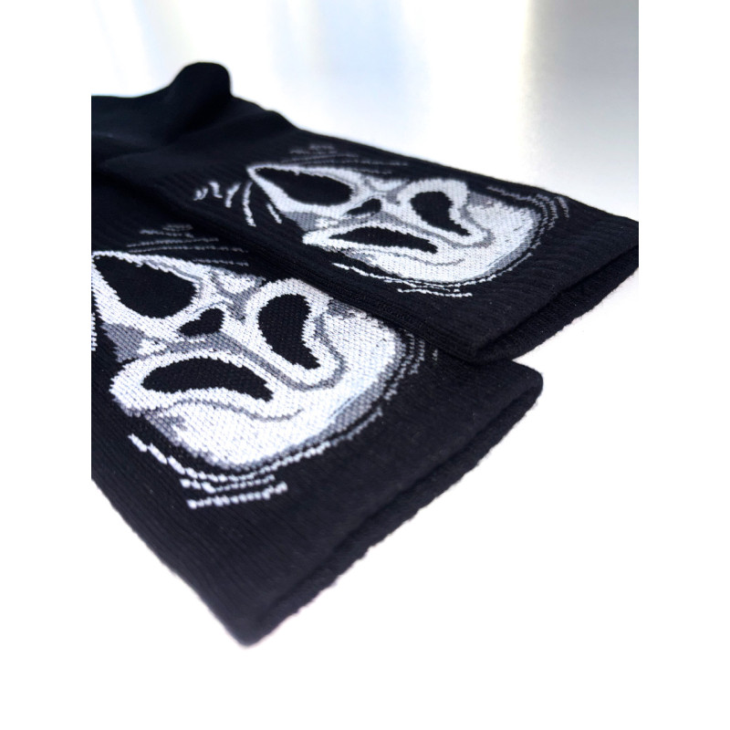 Високі чорні бавовняні шкарпетки «Крик» Super Socks