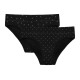 Жіночі трусики сліп із м'якою гумкою чорні Donella Туреччина L