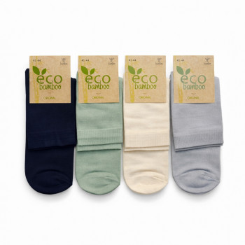 Чоловічі середні бамбукові шкарпетки асорті Super Socks