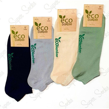 Чоловічі короткі бамбукові шкарпетки асорті Super Socks