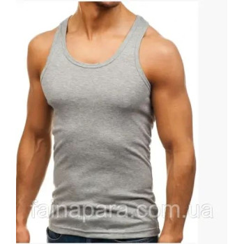 Майка чоловіча бавовняна Ezgi Туреччина (сіра) 3XL