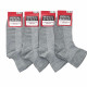 Медичні чоловічі літні шкарпетки без резинки з сіткою 45-48 (світло-сірі)