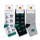 Набір бавовняних шкарпеток з малюнком 3 пари Super Socks