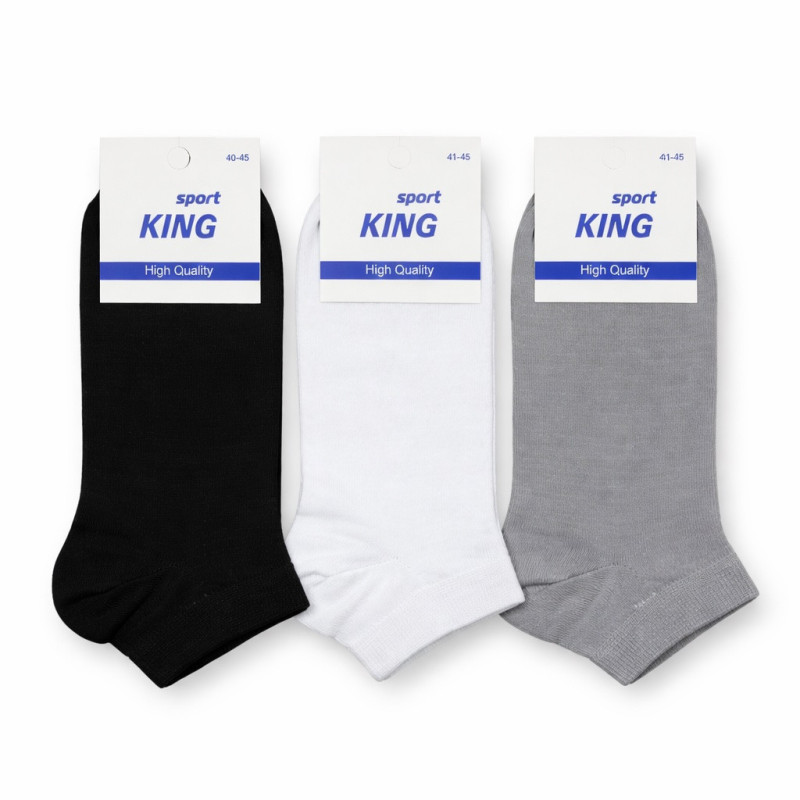Чоловічі короткі шкарпетки King, 40-45