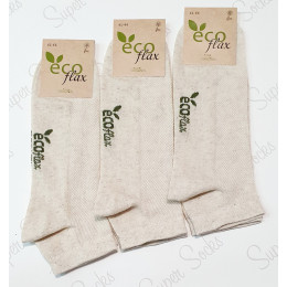 Чоловічі короткі льняні шкарпетки