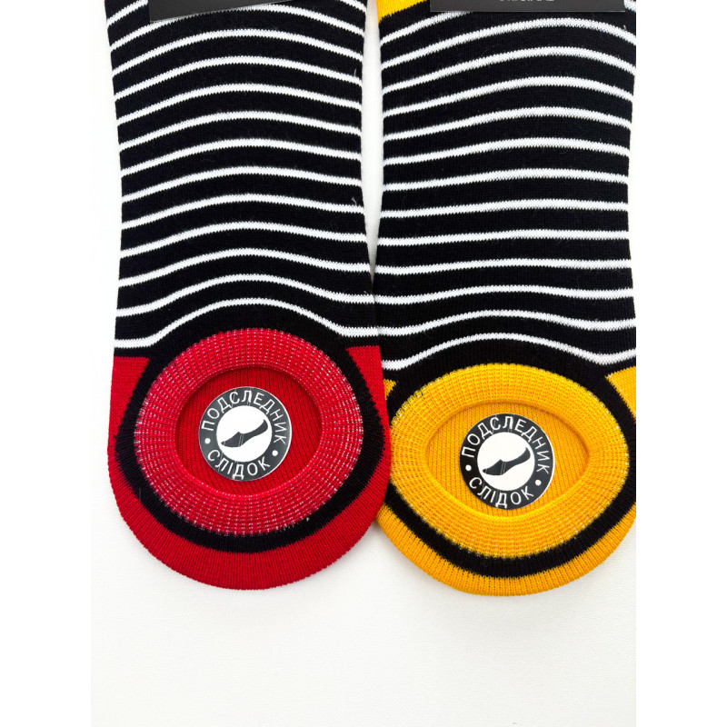 Сліди чоловічі бавовняні у смужку набір 3 пари Super Socks