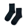 Чоловічі бамбукові медичні шкарпетки без резинки чорні Корона
