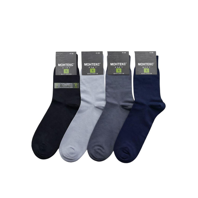 Чоловічі бавовняні шкарпетки середньої висоти Монтекс