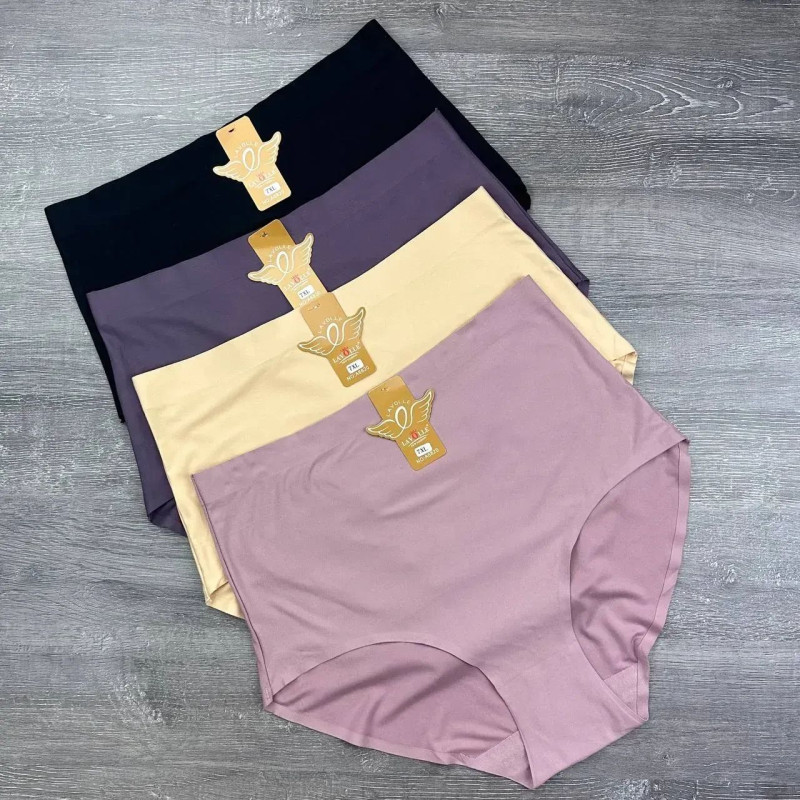 Безшовні жіночі трусики сліпи на високій посадці (великі розміри) Lavolle 9XL