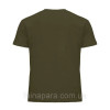 Чоловіча бавовняна футболка кольору хакі (оливковий) 56 3XL-4XL