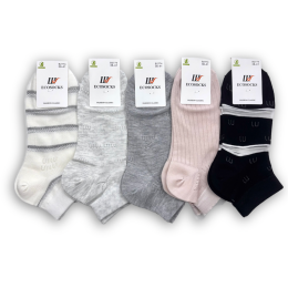 Жіночі короткі бамбукові шкарпетки комплект 5 пар Ecosocks