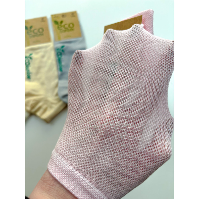 Жіночі короткі бамбукові шкарпетки з сіткою Super Socks