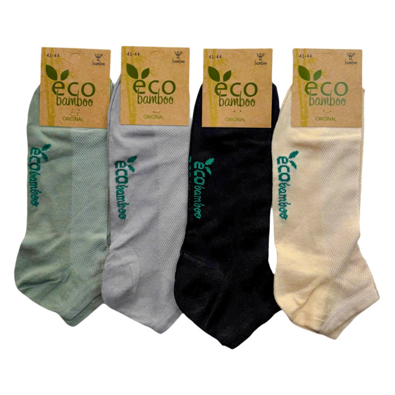 Чоловічі короткі бамбукові шкарпетки з сіткою Super Socks