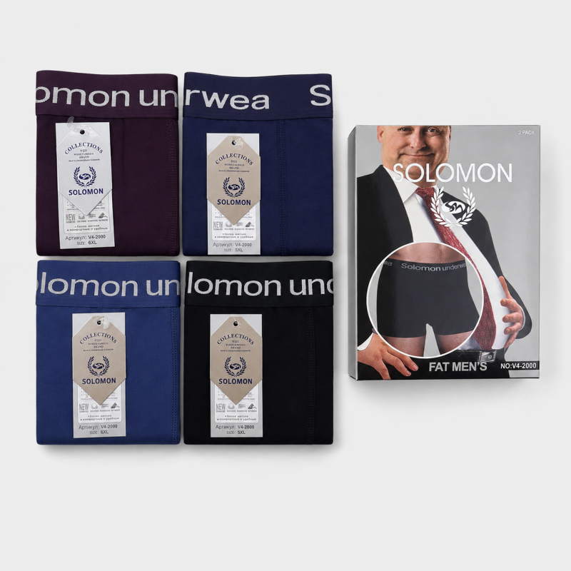 Чоловічі труси боксери батали Solomon 7XL