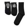 Чоловічі кашемірові високі шкарпетки чорні Urban Socks
